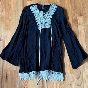 Forever 21 Black dress with Lace Details